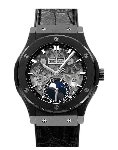 hublot aerofusion moonphase black magic price